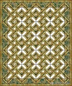 拼布圖紙 22個(gè)風(fēng)車(chē)格子拼布?jí)K,制作墊子 抱枕 被子等都可以