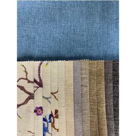 沙發(fā)布制造工廠 柔軟親膚麻布 針織沙發(fā)軟床棉麻面料布藝